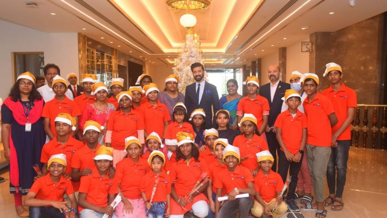 Radisson Blu Hotel GRT Chennai in association with Good Life Centre a Charitable Organization recognized by Government of Tamil Nadu celebrated Christmas Eve