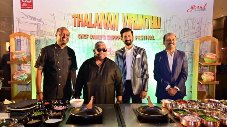 Unveiling ‘Thalaivan Virunthu’ A Gastronomic Journey for 15 days through South India with Chef Damu at GRT Hotels.