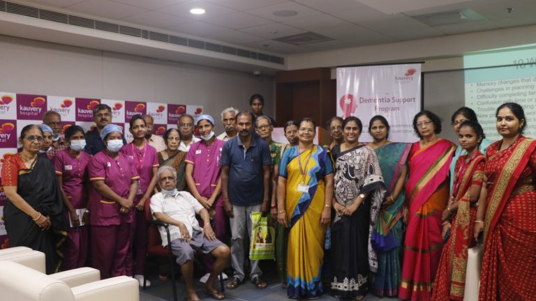 Kauvery Hospital Vadapalani organized Dementia Support Program to raise awareness on the management of Dementia