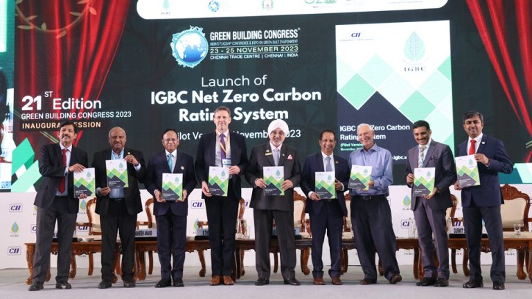 IGBC Launches India’s First Net Zero Carbon Rating System at Green Building Congress 2023