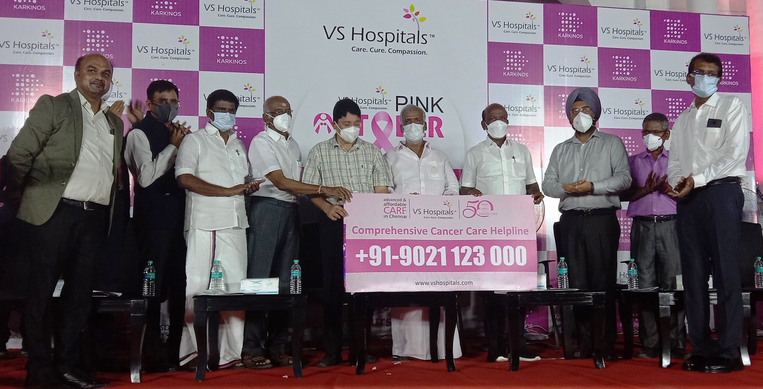 Launch of an exclusive comprehensive cancer help line number