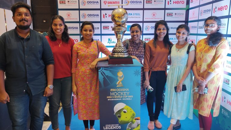 FIH Men’s Hockey World Cup Trophy makes its premiere in Chennai at Phoenix Marketcity