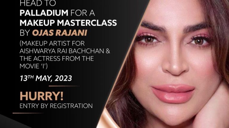 Phoenix Marketcity’s Palladium to Host Chennai’s First Makeup Master Class by Celebrity Make-up Artist Ojas Rajani