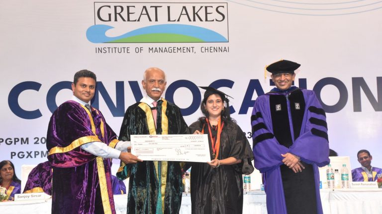 Great Lakes Chennai 19th Convocation presided by Dr. B V R Mohan Reddy, Founder Chairman and Member of Board at Cyient