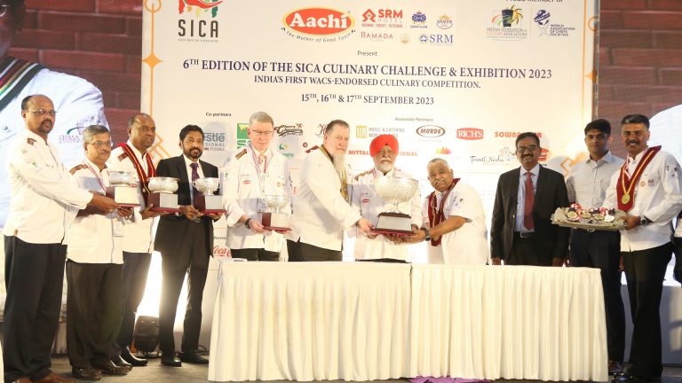 6th Edition of SICA Culinary Challenge and Exhibition 2023 inaugurated by Chairman TTDC  Dr.K.Manivasan  the grand cooking challenge competition which will be held in Chennai for the first time in India in front of international judges.