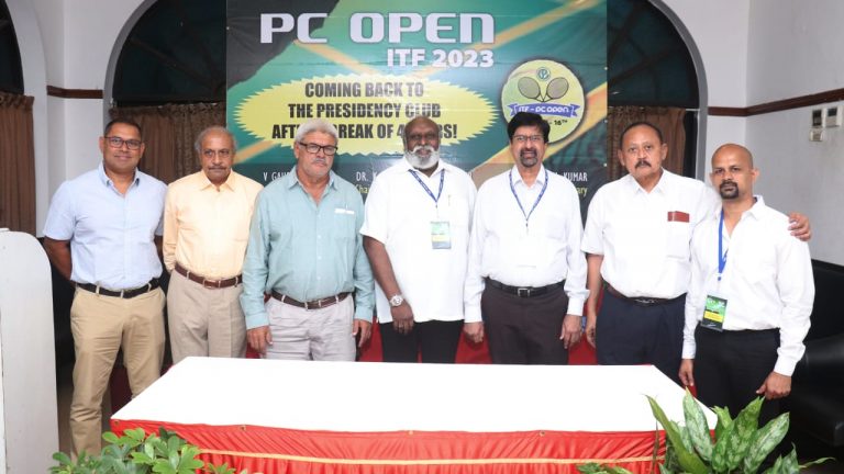 Presidency Club, Chennai,is hosting a world-class tennis event, an ITF Tournament, PC Open, starting from 11th Sep’2023 to 16th Sep 2023.