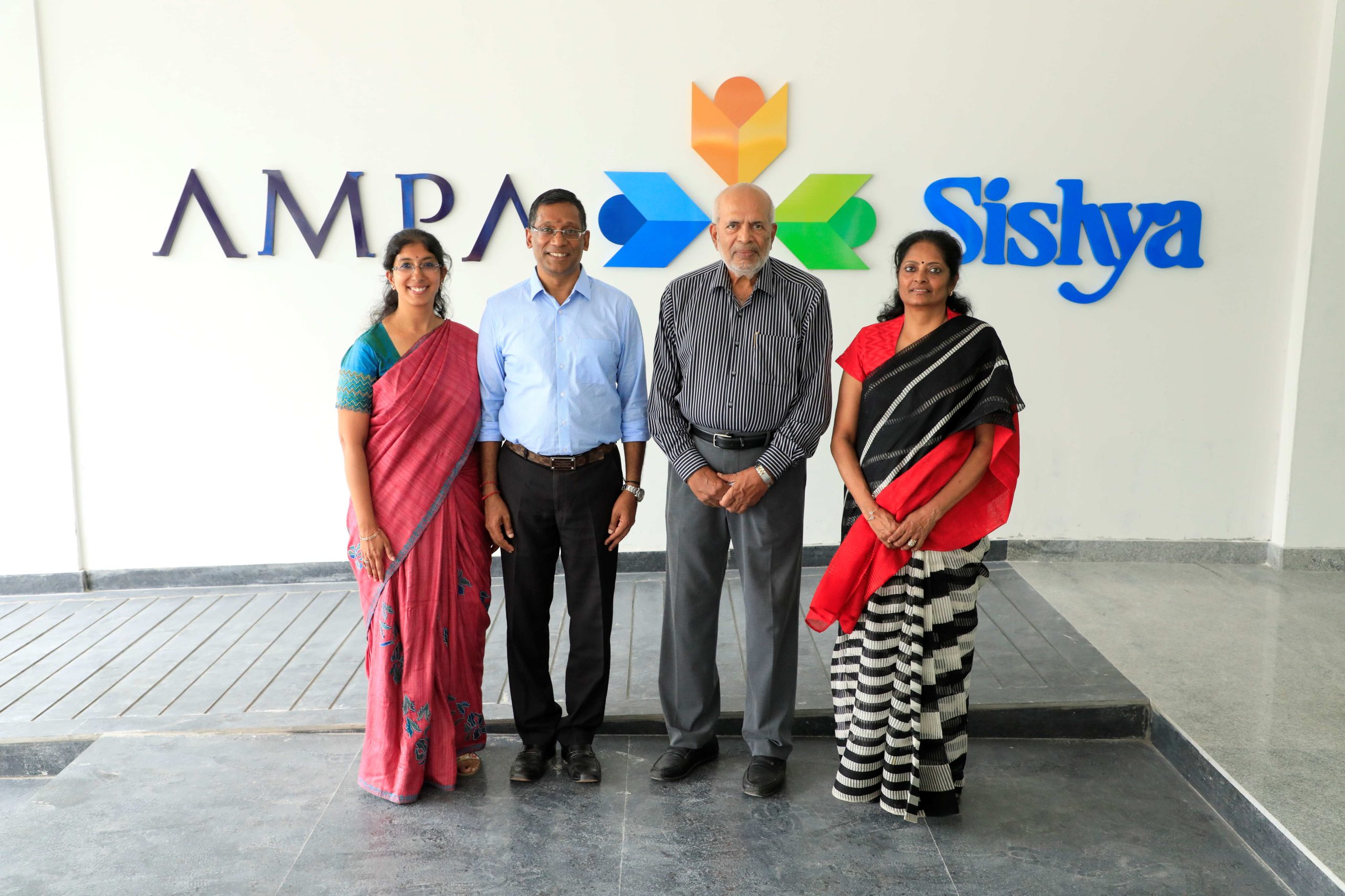 Mrs. Ulagammai Palaniappan(Corresp, Ampa Sishya), Mr. Ampa Palaniappan(Founder & Trustee, Ampa Vidhya Edu Trust), Dr. Salim Thomas(Trustee, Ampa Vidhya Edu Trust) & Mrs. Viji Shivaram(Consult & Adv, Ampa Sishya)